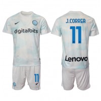 Inter Milan Joaquin Correa #11 Fotballklær Bortedraktsett Barn 2022-23 Kortermet (+ korte bukser)